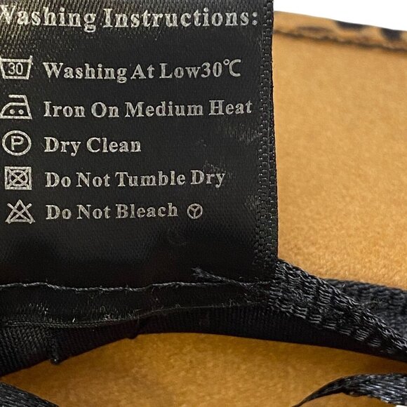 Womens Western Hat Leopard Print Felt One Size Adjustable Cowboy Casual Tan Brow - Picture 12 of 12